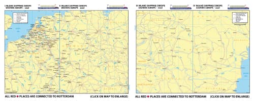Inland shipping map